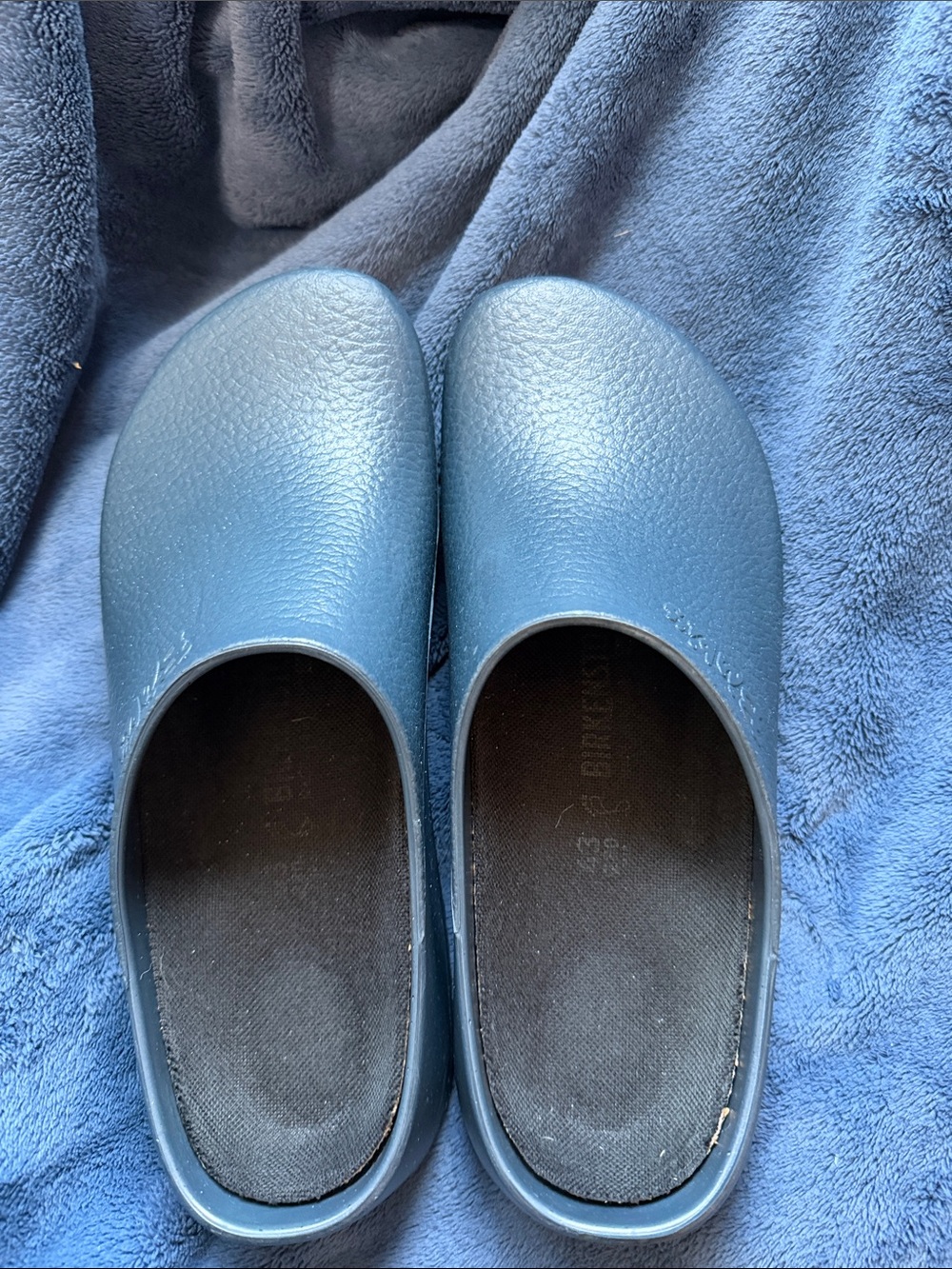 Birkenstock Navy Blue Slip-On Clog